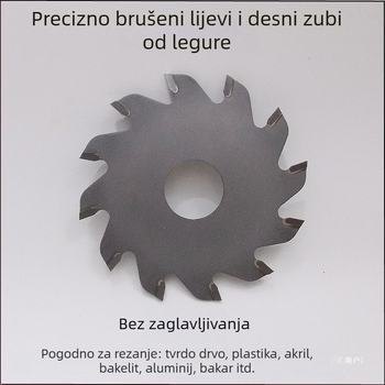 Oštrica pile promjera 2.5 inča (63 mm), HSS visoke brzine legura, dijamantni segment i smolni brusni kotač — višenamjenska rezna oštrica