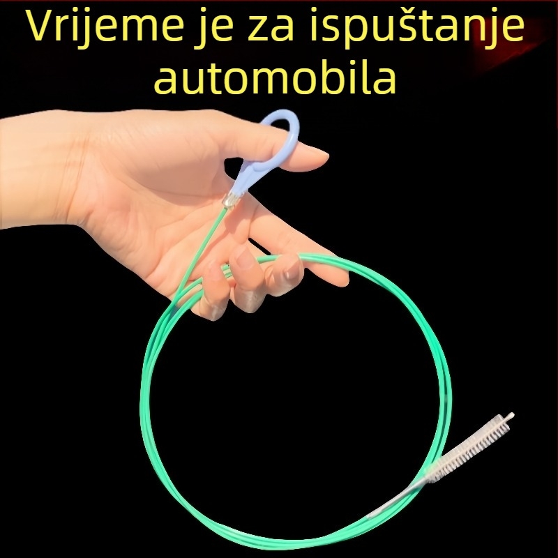 Četka za čišćenje otvora odvodnje na krovu automobila, univerzalno čišćenje odvodnje, gumeni zaštitni trak protiv sudara