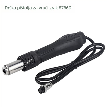 858D ručica toplog zraka – pribor za lemljenje, grijaće jezgro, kompatibilno s 878D/850 plug-in heat shrink (muški/ženski)
