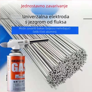 Kućni plinski zavarivač s flux-core žicom i elektrodama za niskotemperaturno zavarivanje bakar-aluminij, bakar-željezo i nehrđajući čelik