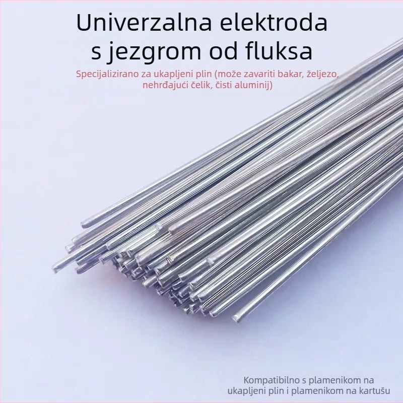 Kućni plinski zavarivač s flux-core žicom i elektrodama za niskotemperaturno zavarivanje bakar-aluminij, bakar-željezo i nehrđajući čelik