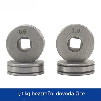 Set kotača za pogon žice za samonavod osiguranje zavarivanje i vodič žice, s četvrtastim otvorom i zubnim dizajnom, jednosmjerni pogon, Ø25 mm, 1 kg