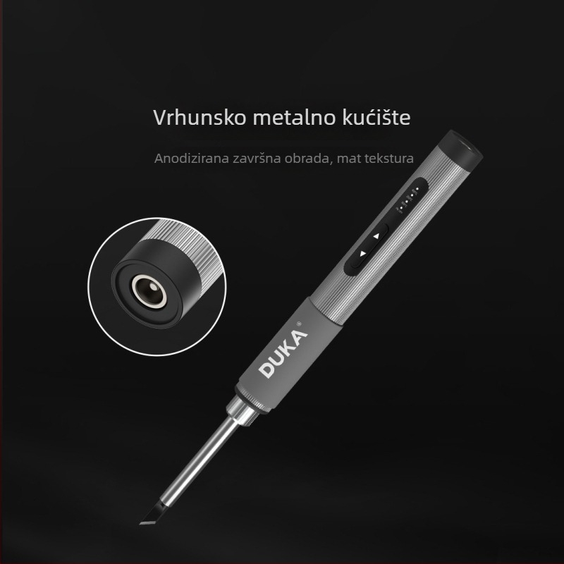 Integrirana električna stanica za lemljenje visoke snage s kontrolom temperature – komplet za kućne popravke