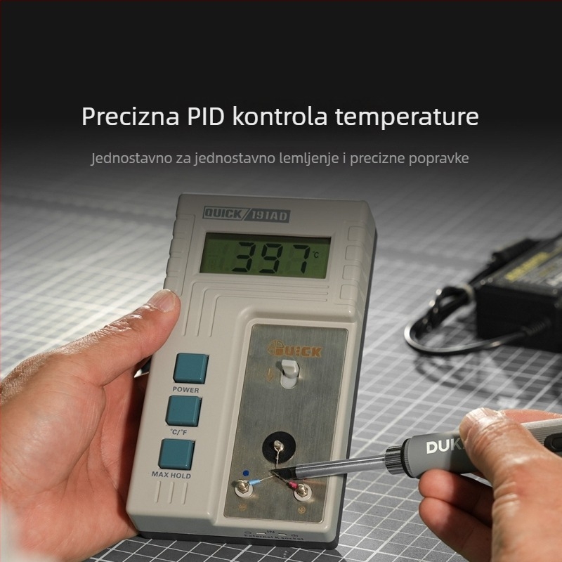 Integrirana električna stanica za lemljenje visoke snage s kontrolom temperature – komplet za kućne popravke