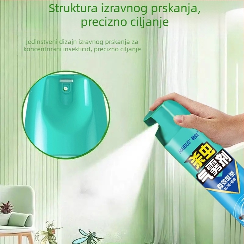 Domaći insekticidni aerosol – sprej protiv komaraca, muha i žohova