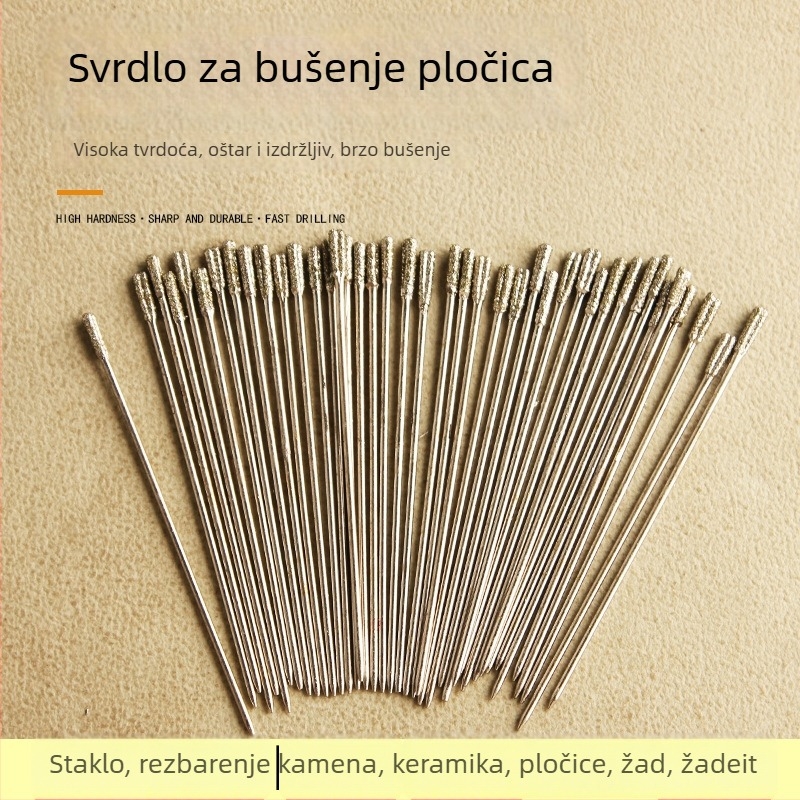 Specijalna bušilica za pločice – popravak šupljih pločica, dijamantno zrno za bušenje 2 mm i 1,8 mm