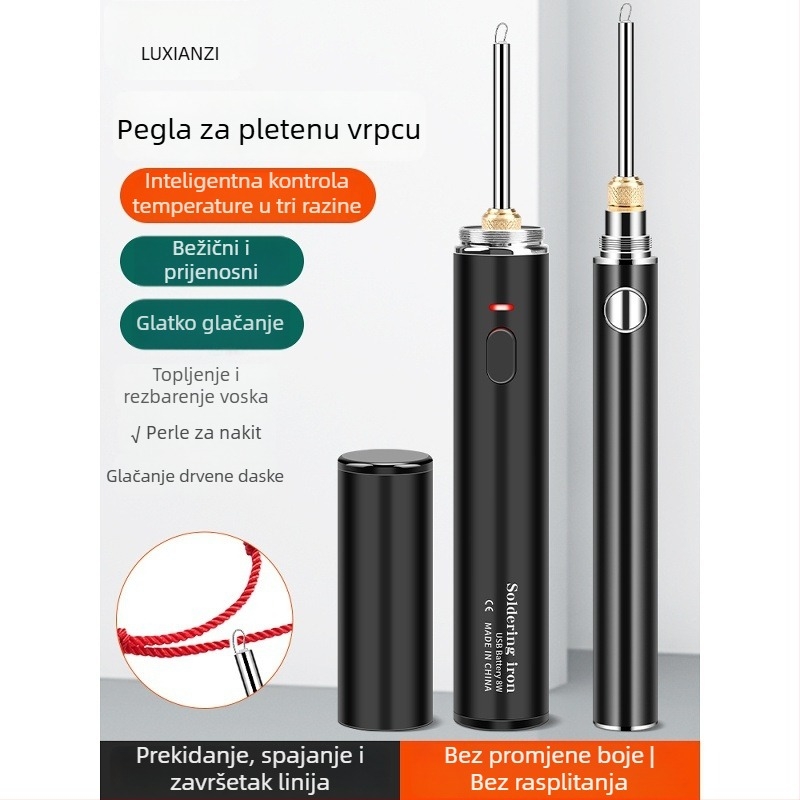 USB prijenosni spajkovač za žice s podesivom temperaturom i brzim zagrijavanjem