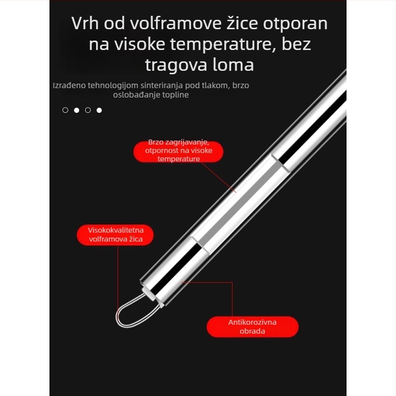 USB prijenosni spajkovač za žice s podesivom temperaturom i brzim zagrijavanjem