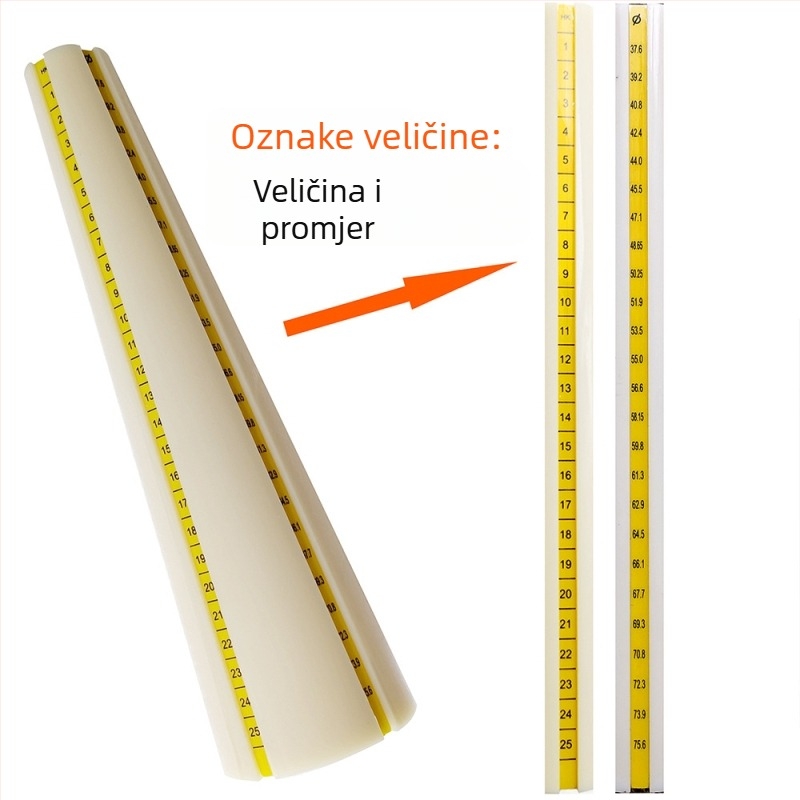 Plastični alat za mjerenje opsega narukvice, alat za popravak deformacija i čekić za korekciju