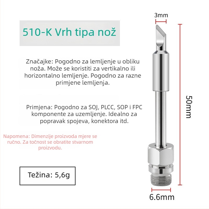Prijenosna bežična USB lemilica s digitalnim zaslonom i pet razina podešavanja, kompaktna za kućnu upotrebu