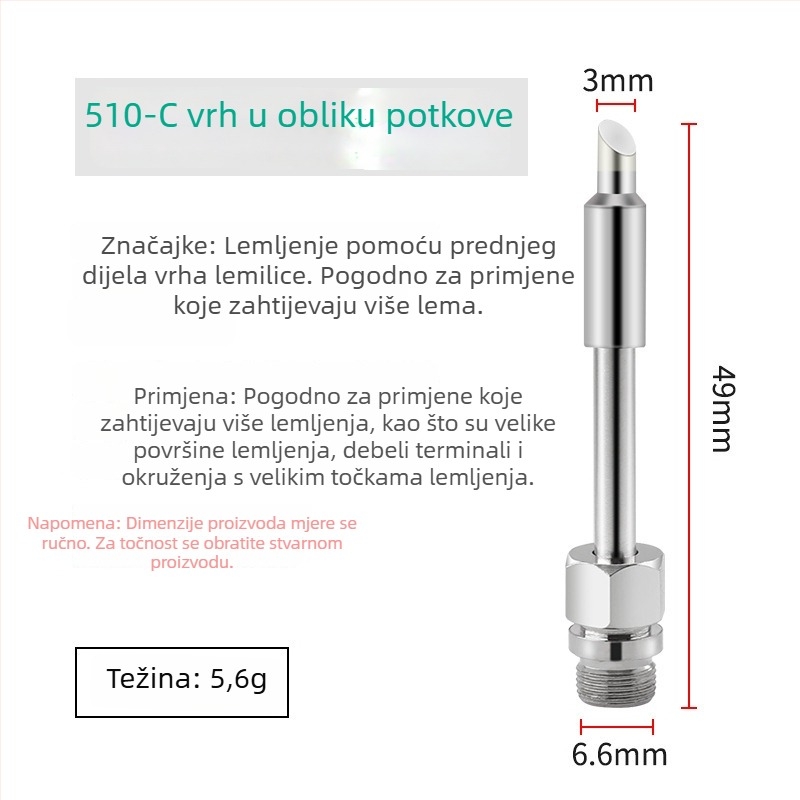 Prijenosna bežična USB lemilica s digitalnim zaslonom i pet razina podešavanja, kompaktna za kućnu upotrebu