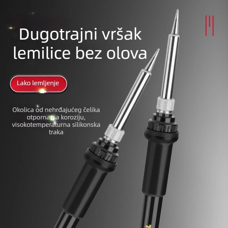TGK stanica za lemljenje s konstantnom temperaturom 936A, s mogućnošću podešavanja temperature za popravke mobitela; uključuje lemni pištolj 936B, 60W