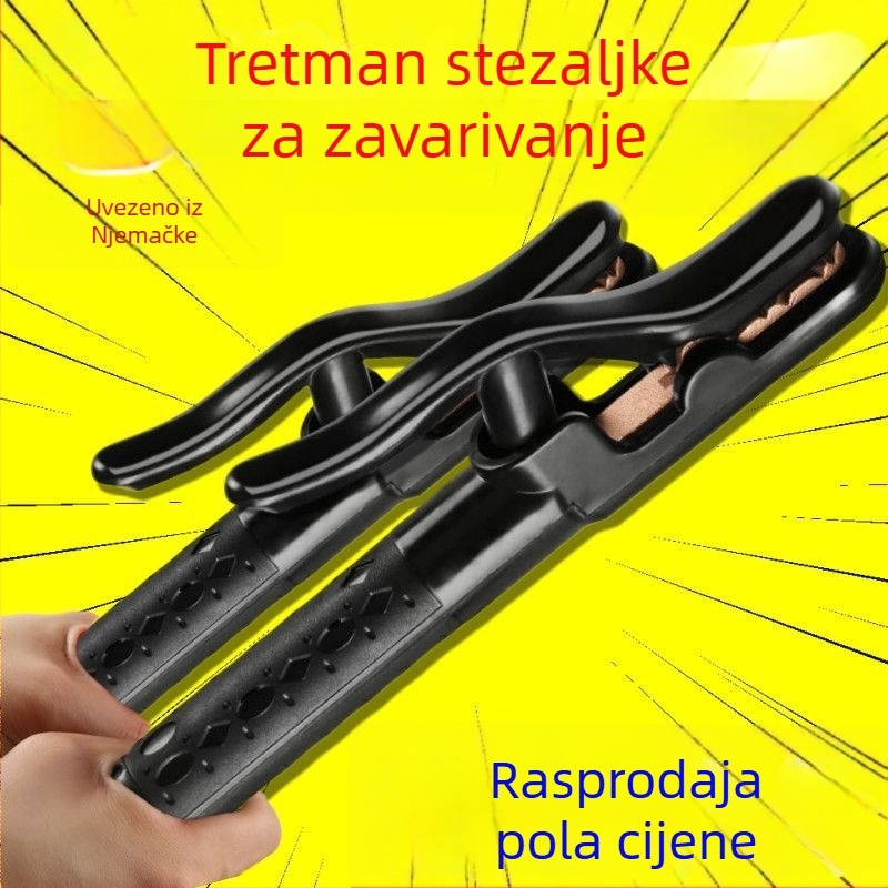 Black Diamond zavarne kliješta s debelim držajem, otporna na 800°C, čista bakar, visoka snaga 1000, kovano grijanje