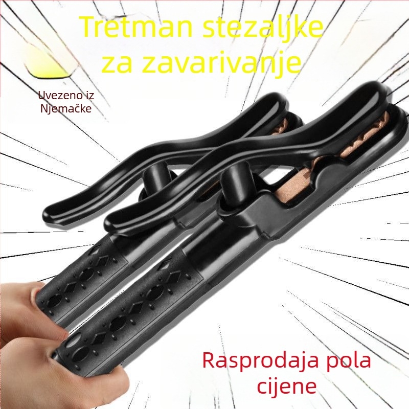 Black Diamond zavarne kliješta s debelim držajem, otporna na 800°C, čista bakar, visoka snaga 1000, kovano grijanje