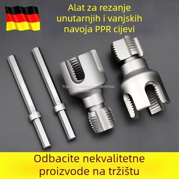 Alat za navoj PPR cijevi – unutarnji i vanjski navoj za cijevi 4/6 inča i 1 inč