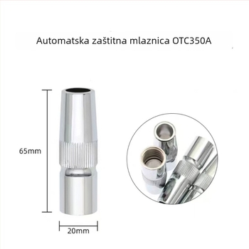 OTC pribor za robotski automatski zavarački pištolj: model 350A spojna šipka, izolacijski rukav, vodljivi vrh, zaštitna mlaznica