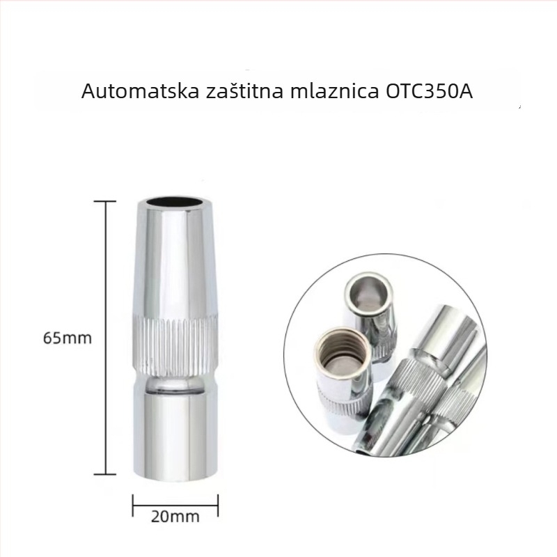 OTC pribor za robotski automatski zavarački pištolj: model 350A spojna šipka, izolacijski rukav, vodljivi vrh, zaštitna mlaznica