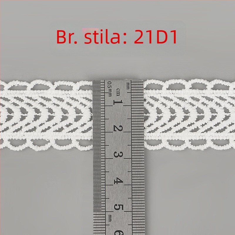 2–3 cm izrezana šivana čipka, dvostrano rubna čipka za Lolita dječju odjeću, dekoracije na rukavima i rubu suknje