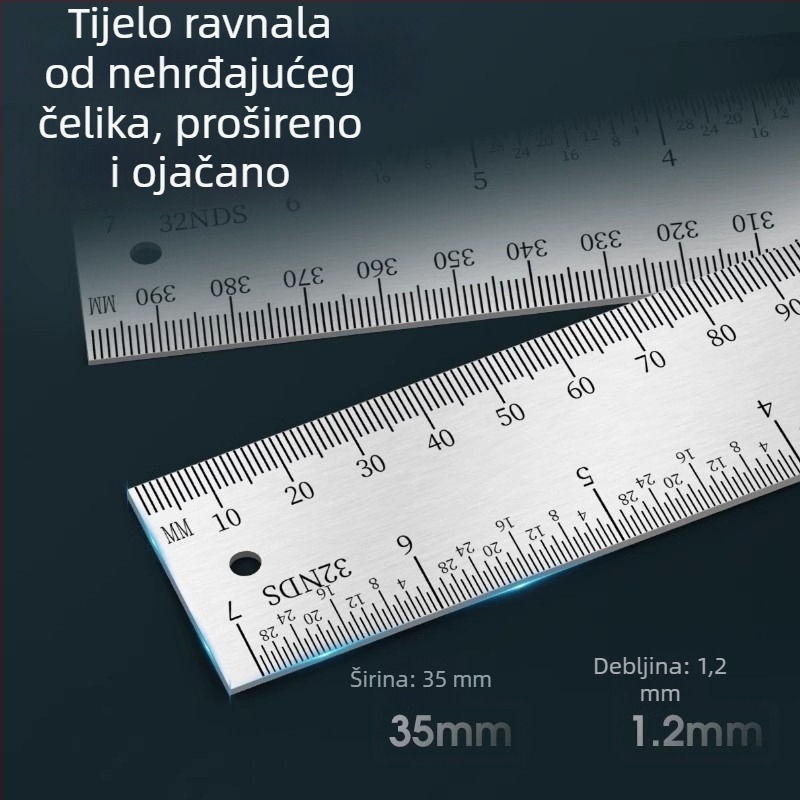HEMUELE Digitalni mjerač kutova od nehrđajućeg čelika, visoko precizan elektronički kutomjer, 360°, višenamjenski industrijski kutomjer