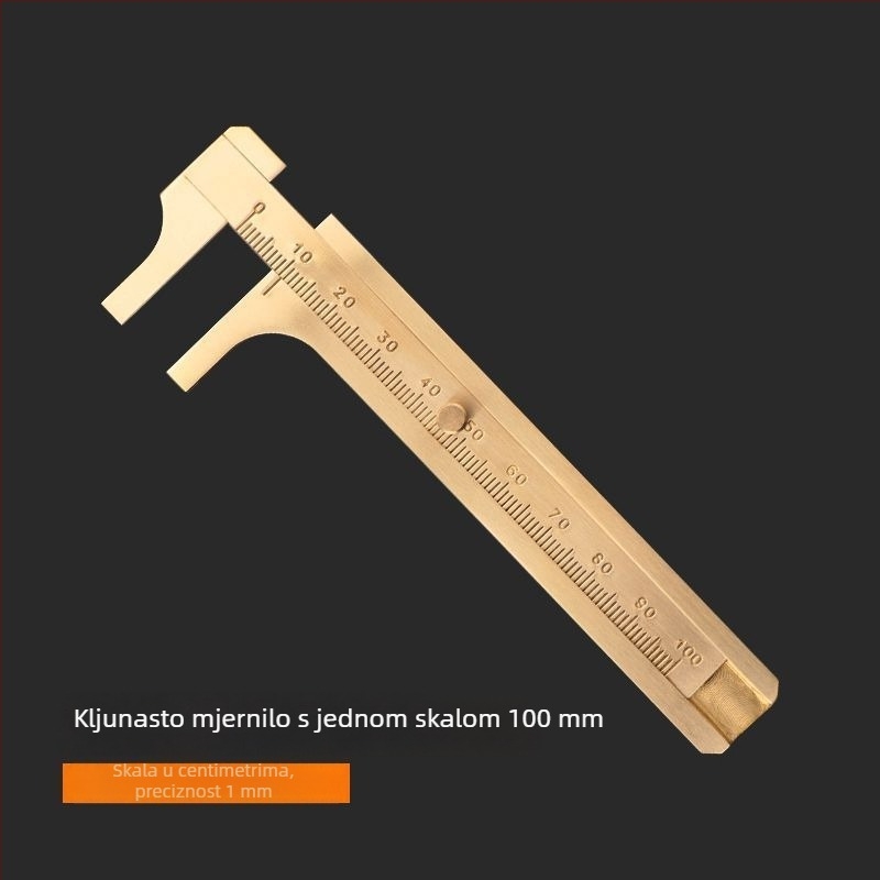 Mini bakreni digitalni kaliper s vernier zaslonom za nakit, visoka preciznost