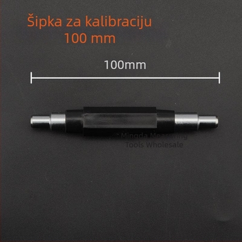 5200N prstenasti mjerni uređaj za kalibraciju mikrometra – unutarnji promjer 11,0 mm, vanjski promjer 17,25 mm, mjerni alat 75, šipka 15050