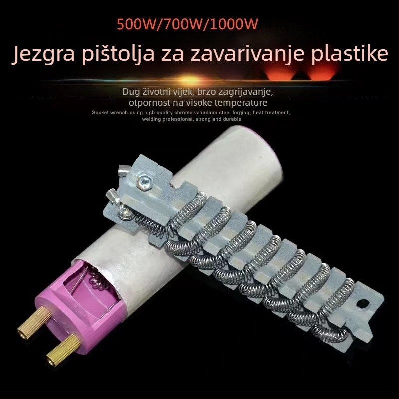 Pistolj za zavarivanje plastike s regulacijom temperature i keramičkim grijačem, 500W/700W/1000W