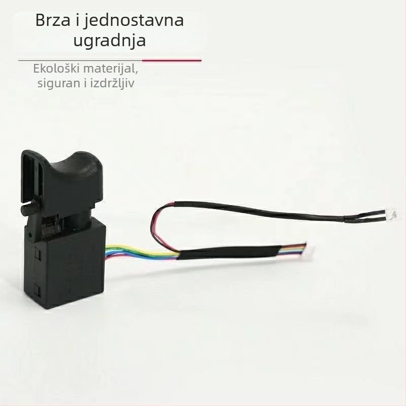 Bez četkasti prekidač za udarni odvijač, 8 ili 9 vodova, univerzalni tip, novi model
