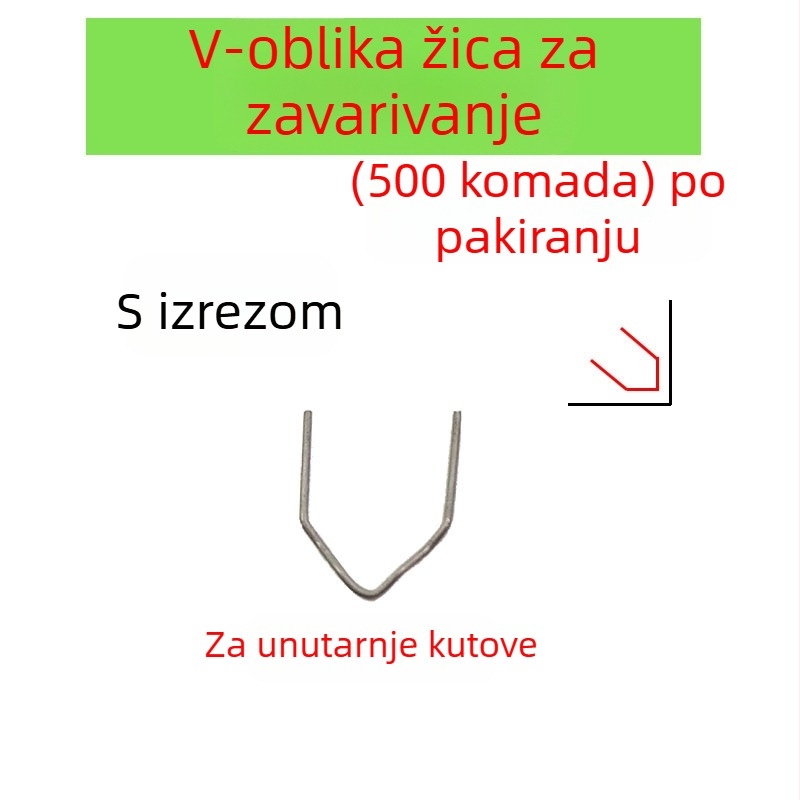 Žica za zavarivanje za popravak plastičnog branika automobila i čavli za zavarivanje za popravak pukotina
