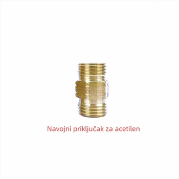 Spoj cijevi kisika s čeličnim žicama; spoj za cijevi acetilena i propana; bakreni spoj