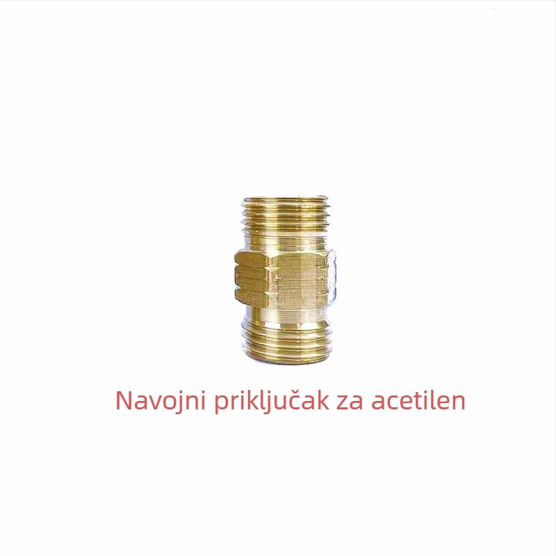 Spoj cijevi kisika s čeličnim žicama; spoj za cijevi acetilena i propana; bakreni spoj