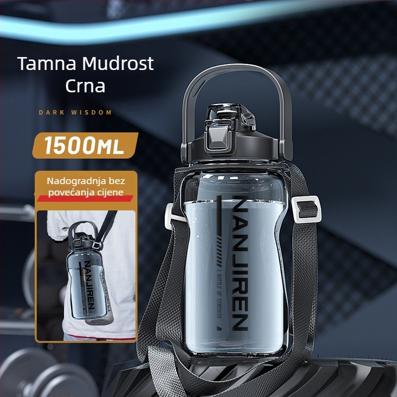 Sportska boca za vodu, kapaciteta 3000 ml, velika, od PC plastike, otporna na visoke temperature, Antarctic People