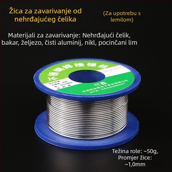 FX-88 Višenamjenska žica za lemljenje od nehrđajućeg čelika s jezgramom fluksa, za električno lemilo, napajano litijevom baterijom, 320°C