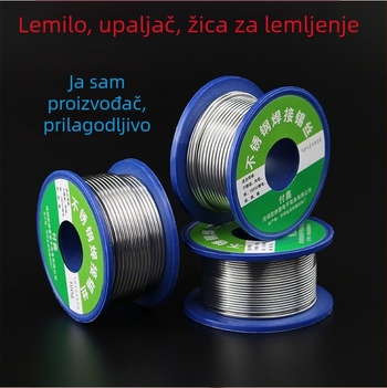 FX-88 Višenamjenska žica za lemljenje od nehrđajućeg čelika s jezgramom fluksa, za električno lemilo, napajano litijevom baterijom, 320°C