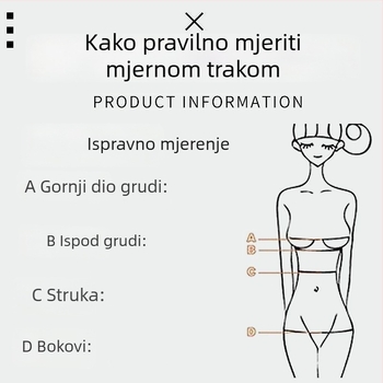 1,5 m mjerač za tijelo za krojenje, mekana plastična mjerač, obujam noge
