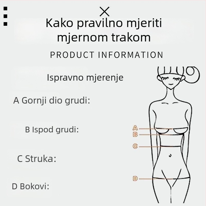 1,5 m mjerač za tijelo za krojenje, mekana plastična mjerač, obujam noge