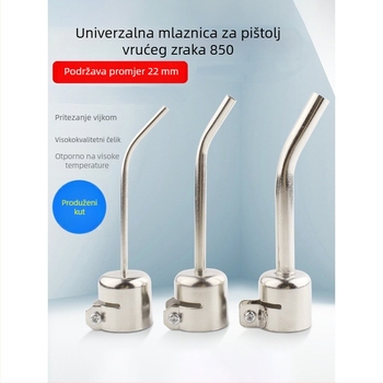 850 toplinski pištolj – univerzalna mlaznica za stanicu za otpuštanje lemljenih spojeva, kružna mlaznica 858D, kompatibilna s BGA