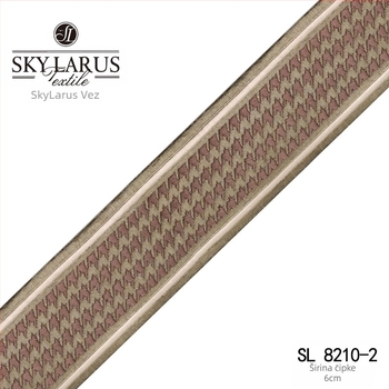 Tianou Ručno izvezeni čipkasti rub 6 cm za zavjese, jastuke i modne dodatke