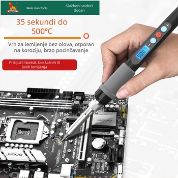 Power Lion električno lemilno željezo s podesivom temperaturom, za kućnu upotrebu, alat za zavarivanje i popravke, inteligentna kontrola temperature