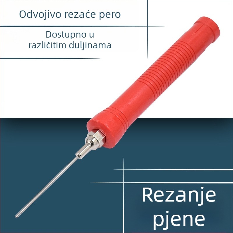 DeBailong punjiva olovka za rezanje pjene – električni vrući nož za pjenu, rezanje folije s mjehurićima i KT ploča alat