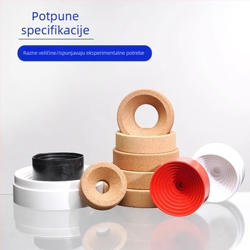 Stalak od pluta za kolbu s okruglim dnom, pluta podloga, drvena laboratorijska podloga