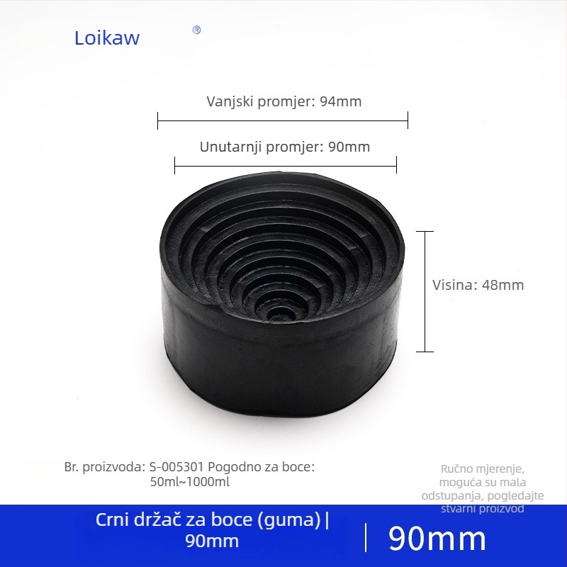 Stalak od pluta za kolbu s okruglim dnom, pluta podloga, drvena laboratorijska podloga