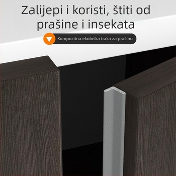 Brtvljenje ormara, zaštita od prašine i udara, traka za staklena vrata i ormari