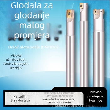 Držač alata za CNC glodalicu, kutni držač za male promjere, JDMT070204 volfram čelik