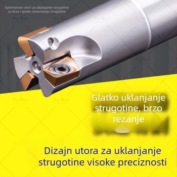 Držač alata za CNC glodalicu, kutni držač za male promjere, JDMT070204 volfram čelik