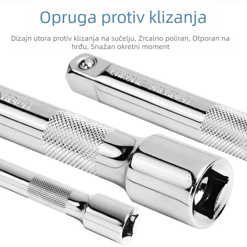3/8-inčni produžni štap za ratchet wrench, dugi produžni štap, dodatak za socket wrench