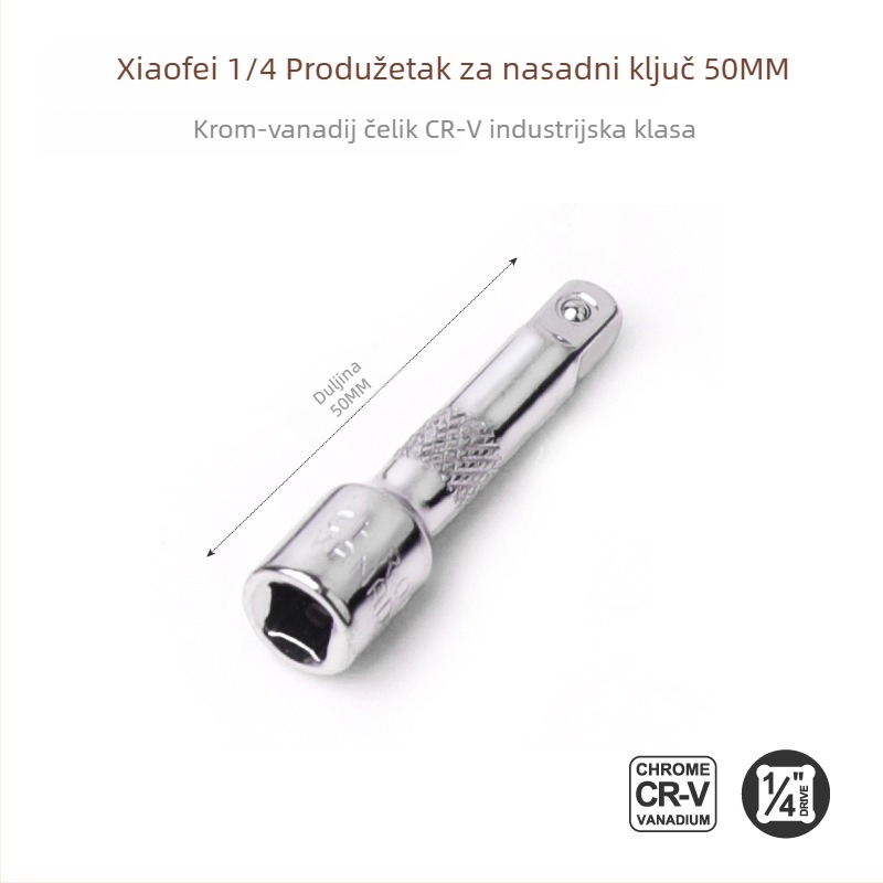3/8-inčni produžni štap za ratchet wrench, dugi produžni štap, dodatak za socket wrench