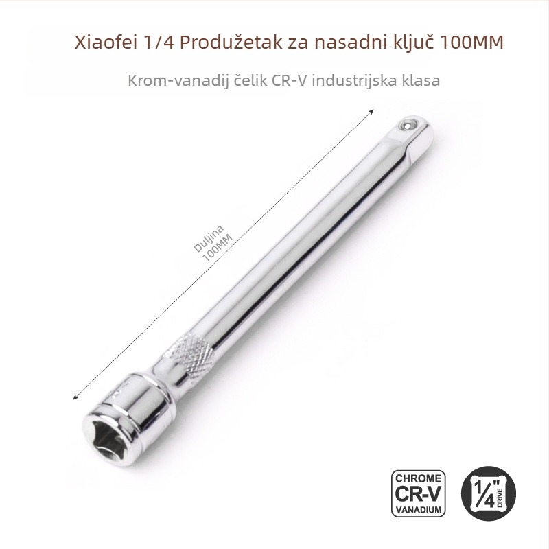 3/8-inčni produžni štap za ratchet wrench, dugi produžni štap, dodatak za socket wrench