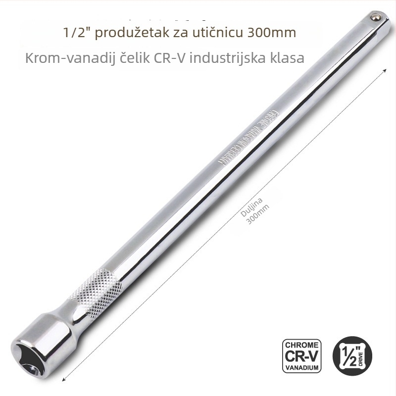 3/8-inčni produžni štap za ratchet wrench, dugi produžni štap, dodatak za socket wrench