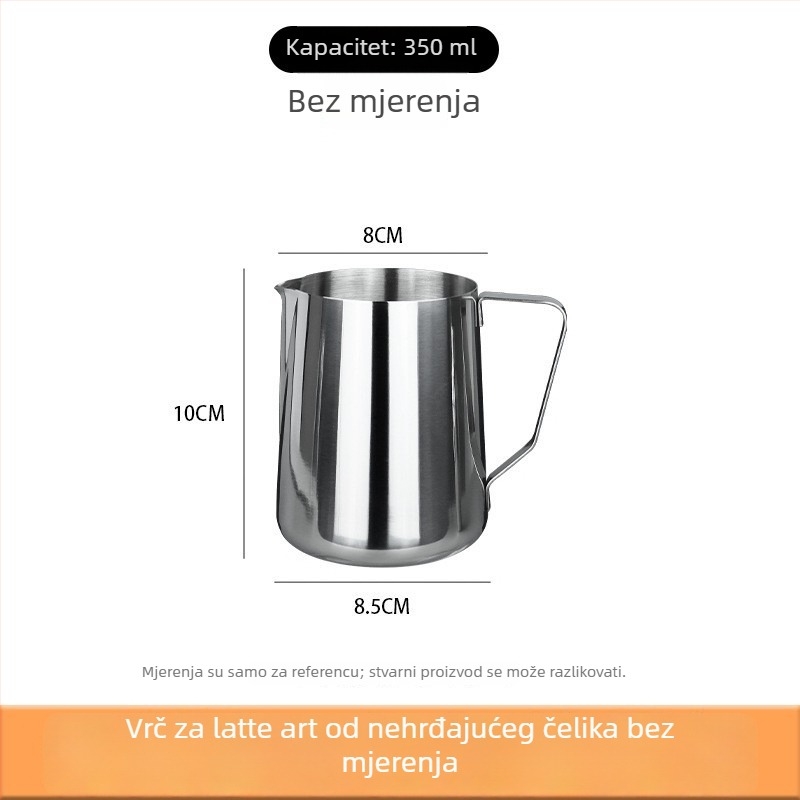 Mjerna čaša od nehrđajućeg čelika sa skalom, 500 ml