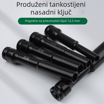 Jayco električni ključ, tankoslojni soket, produžni glavč, 1/2-inčni pogon, 6/7/8 mm